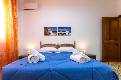 Кровать или кровати в номере Otranto Oasis