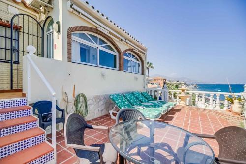 Charming Townhouse in El Faro, Spain, Studding Sea View & Community Pool