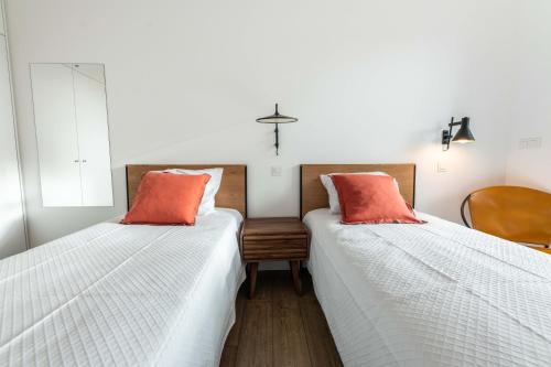 Katil atau katil-katil dalam bilik di Brum Design Apartments II