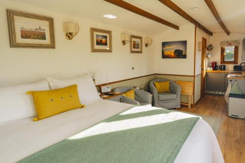 Zona de estar de Fotheringhay Glamping