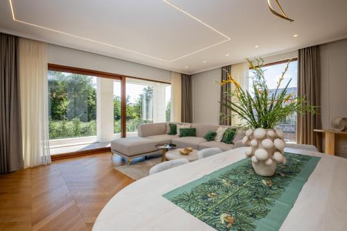 Ruang duduk di Villa Del Sol