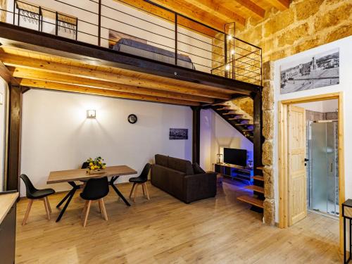 Χώρος καθιστικού στο Asia loft