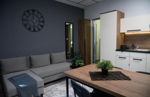 Η κουζίνα ή μικρή κουζίνα στο Downtown Boutique Apartments