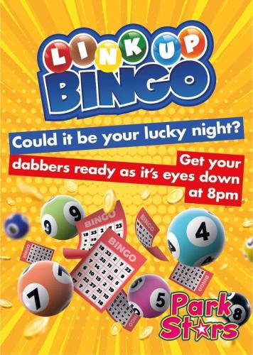 a game flyer for a cool bingo game at Robins Sunset Holiday Home in Seasalter