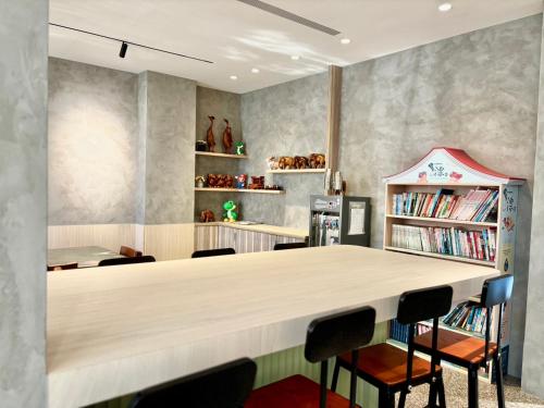 民宿的圖書館