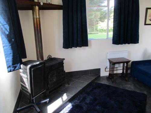 a living room with a fireplace and a tv at Riverside Lodge At Bridge Stores in Great Yarmouth