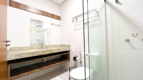 Koupelna v ubytování Hotel Padre Cícero