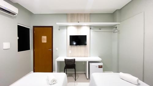 TV a/nebo společenská místnost v ubytování Hotel Padre Cícero