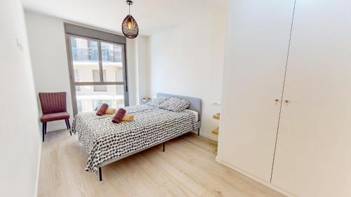 Apartamento Tulipán en Dénia Urb Marina Real III Terraza, varias piscinas y gimnasio cerca de la playa Las Rotas