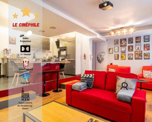 Petit cocon ciné, animaux ok, à 2 pas du centre