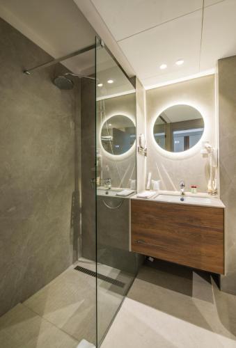 Koupelna v ubytování Hotel Continental