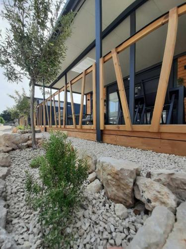 Mobile homes Laguna, beach Porat, Drage