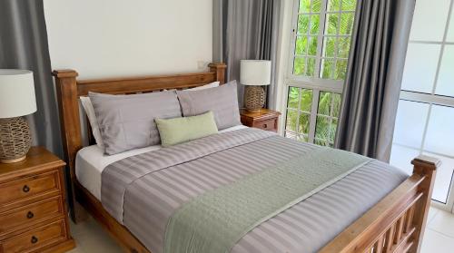 Postel nebo postele na pokoji v ubytování Bord Mer Villa