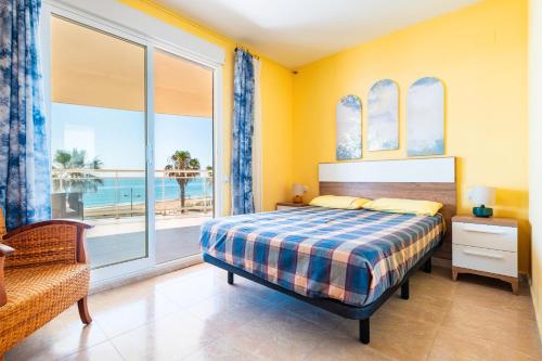 Postel nebo postele na pokoji v ubytování Playa-Mar