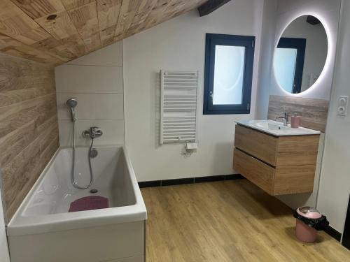 Et badeværelse på Villa en campagne