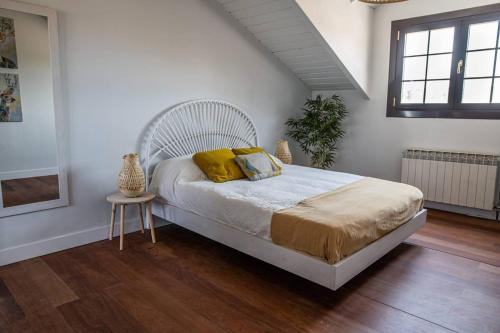 Posteľ alebo postele v izbe v ubytovaní Casa Rural Camino Blanco