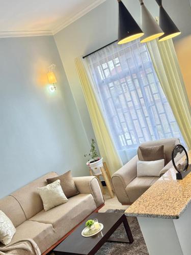 Posezení v ubytování Amaroz House