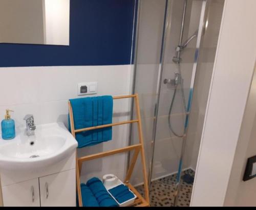 Ένα μπάνιο στο Hola Apartamenty Pomorska