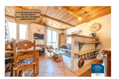 Appartement cosy au pied des pistes