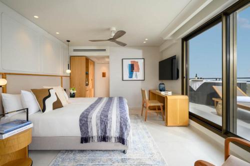 Letto o letti in una camera di Leonardo Plaza Hotel Tiberias