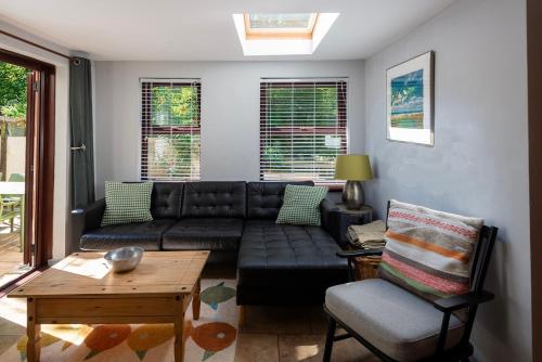 Posezení v ubytování Bannsvale Farmhouse, Mount Hawke, Cornwall,