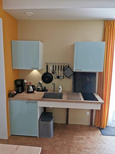 Η κουζίνα ή μικρή κουζίνα στο Studio De Logeerruimte