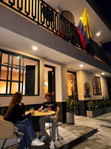 Posezení v ubytování Monte Pueblo Hotel Boutique