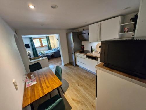 Kuchyň nebo kuchyňský kout v ubytování Ferienwohnung Vordere Halde