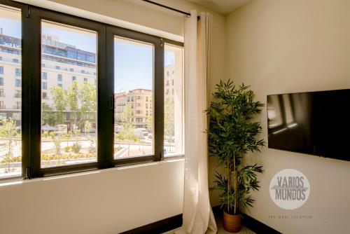 Bright Apt para 4pax en Gran Via-Plaza de Carmen E2