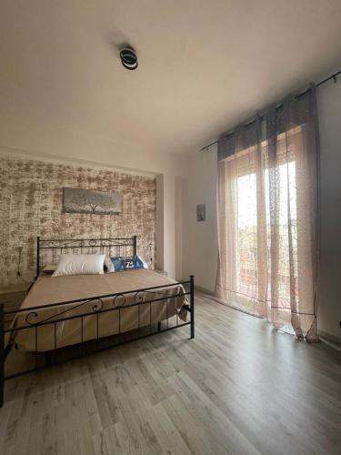 Giường trong phòng chung tại A casa di Anna