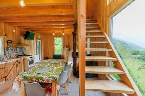Dapur atau dapur kecil di Cabana Magic Pine Nest