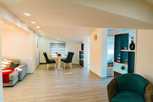 Ruang duduk di Deluxe apartments