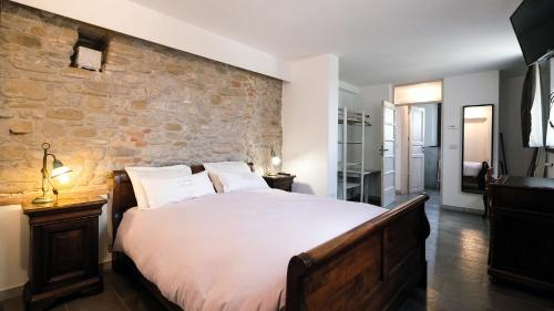Postel nebo postele na pokoji v ubytování B&B Appartamento - IL RIONE