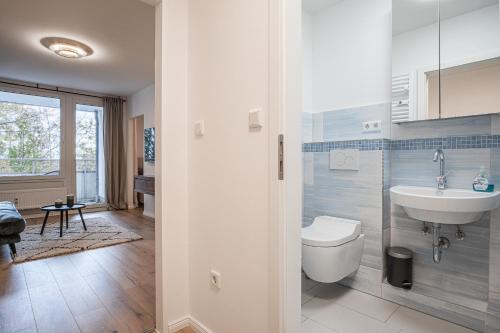 Vannituba majutusasutuses Strand voraus