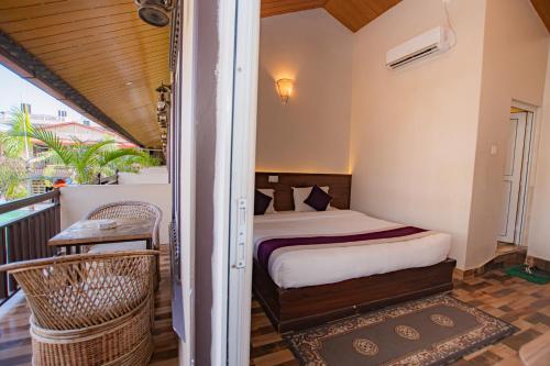 Voodi või voodid majutusasutuse Busy Bee Resort, Pokhara toas