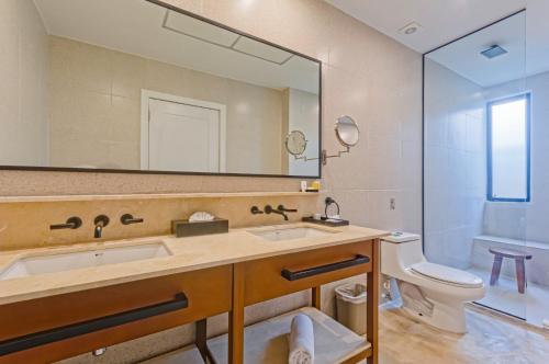 Koupelna v ubytování Mex Hoteles