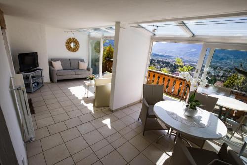 Nespecifikovaný výhled na hory nebo výhled na hory při pohledu z apartmánu