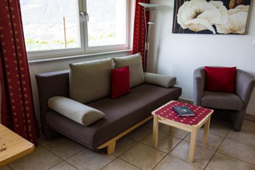 Posezení v ubytování Appartementhaus Linter