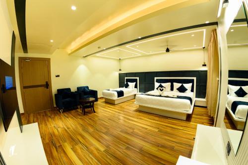 Posezení v ubytování Srigandha Residency