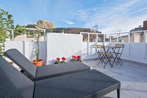 The terrace of Santa Barbara