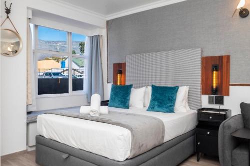 Ένα ή περισσότερα κρεβάτια σε δωμάτιο στο Stylish Monochrome 1BR in Son Vida