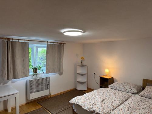 Postel nebo postele na pokoji v ubytování Apartmán u Babeny