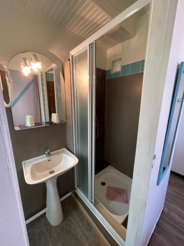 Koupelna v ubytování Hotel Clair Logis