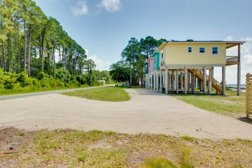 a building on the side of a road at Florida Gulf Coast Getaway with Dock and Beach Views in Lanark Village