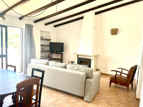 Posezení v ubytování Toca das Manas