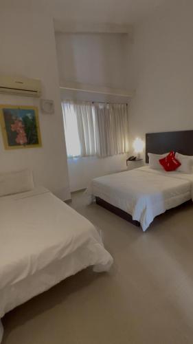 Hotel Los Liriosにあるベッド