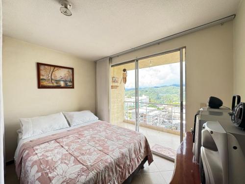 Ένα ή περισσότερα κρεβάτια σε δωμάτιο στο Cantabria