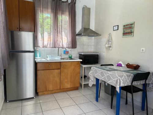 Kuchyň nebo kuchyňský kout v ubytování Alexander Apartments