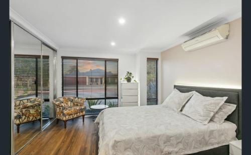 Ένα ή περισσότερα κρεβάτια σε δωμάτιο στο Holiday House in Hocking