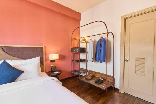 Kin Hotel Ly Tu Trongにあるベッド